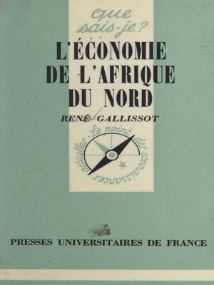 cover image of L'économie de l'Afrique du Nord